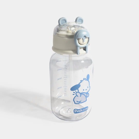 CARTOON TRANSPARENT WATER BOTTLE/BEAKER | SH2682 - BLUE