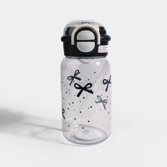 KIDS PLASTIC WATER BOTTLE/BEAKER | SH2697 - BLACK