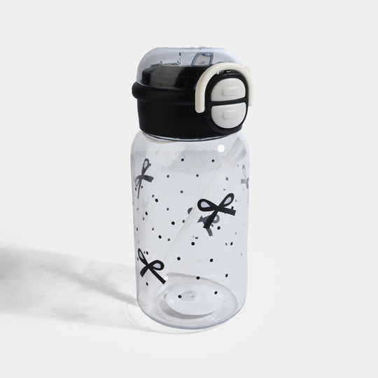 KIDS PLASTIC WATER BOTTLE/BEAKER | SH2697 - BLACK