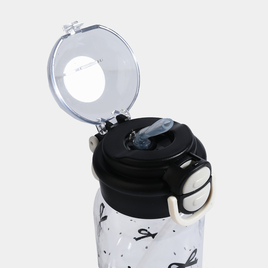 KIDS PLASTIC WATER BOTTLE/BEAKER | SH2697 - BLACK