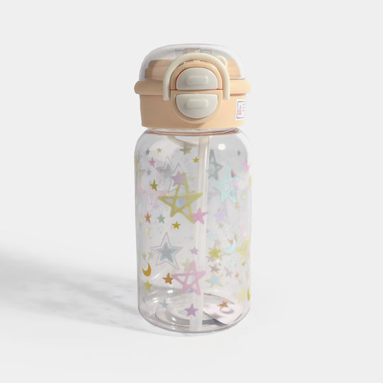 KIDS PLASTIC WATER BOTTLE/BEAKER | SH2698 - YELLOW
