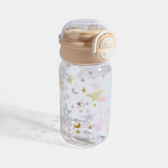 KIDS PLASTIC WATER BOTTLE/BEAKER | SH2698 - YELLOW