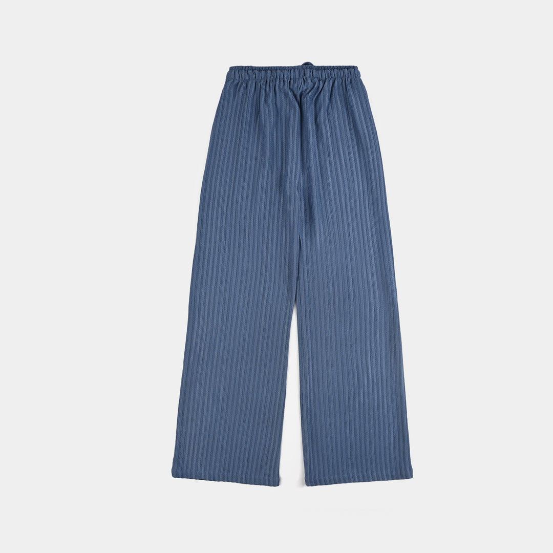 Teens Girls Poly Viscose CO-Ord Cloudy-Antique Blue