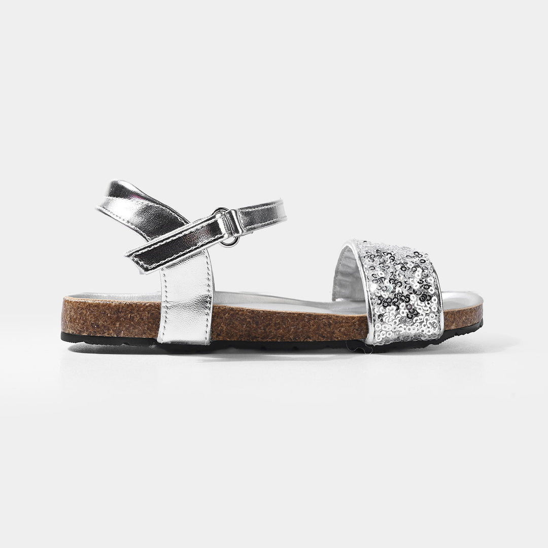 Girls Sandal H1040-G1-SILVER