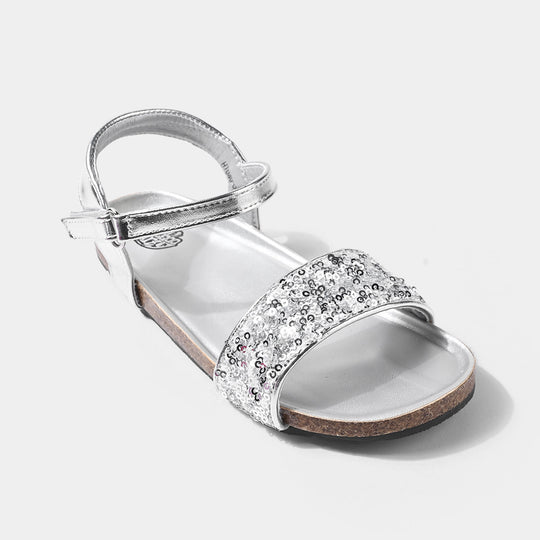 Girls Sandal H1040-G1-SILVER