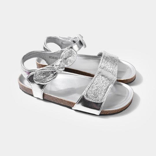 Girls Sandal H1040-G3-SILVER