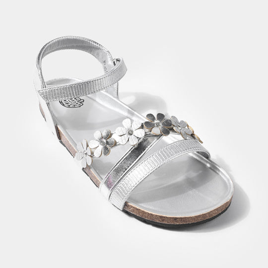Girls Sandal H1040-G8-SILVER
