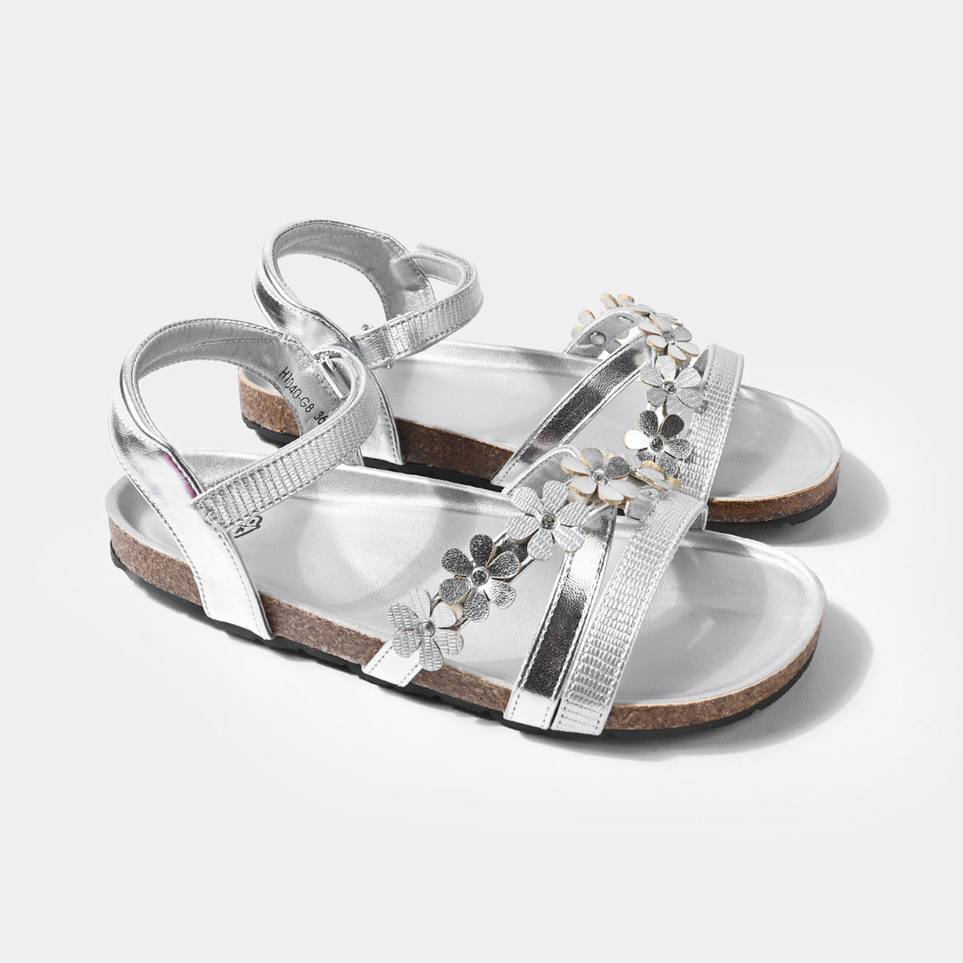 Girls Sandal H1040-G8-SILVER