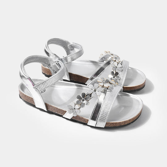 Girls Sandal H1040-G8-SILVER