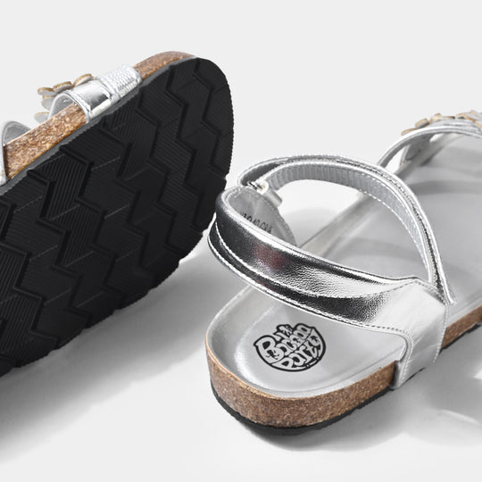 Girls Sandal H1040-G8-SILVER