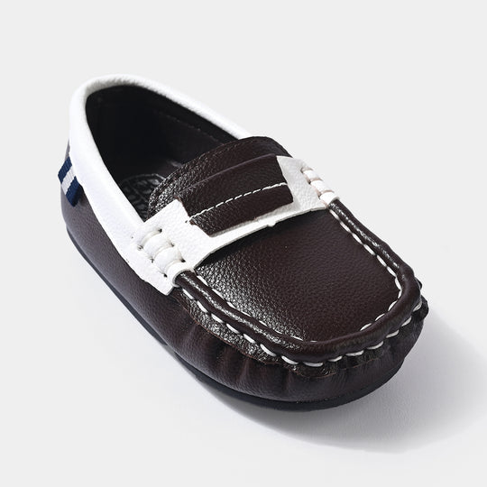 Boys Loafers H502-L1-COFFEE