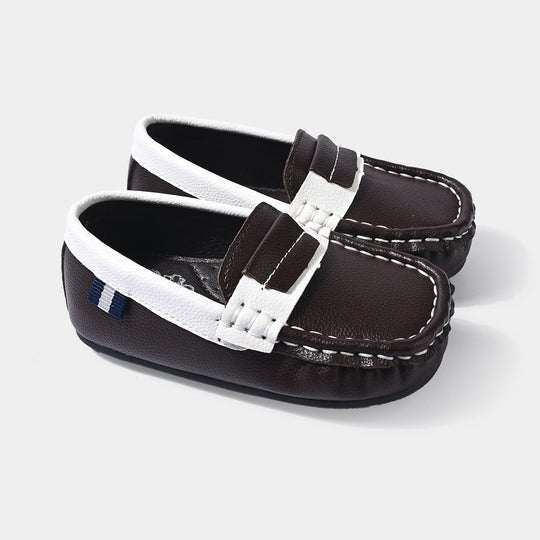 Boys Loafers H502-L1-COFFEE