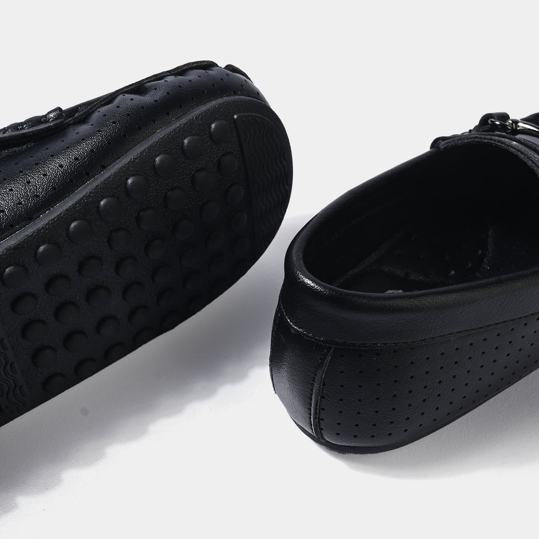 Boys Loafers H502-L8-BLACK