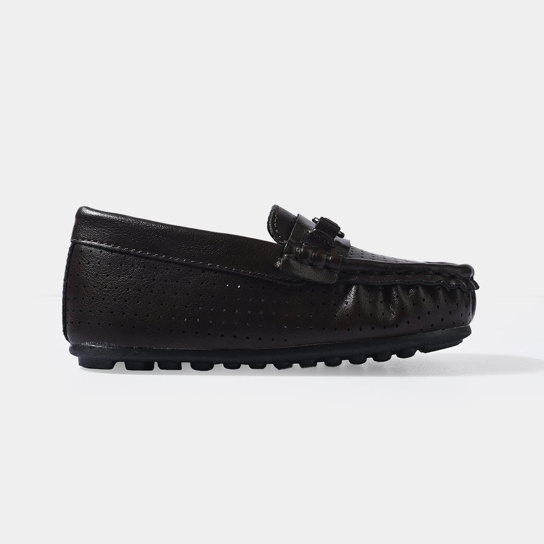 Boys Loafers H502-L8 - COFFEE/BROWN