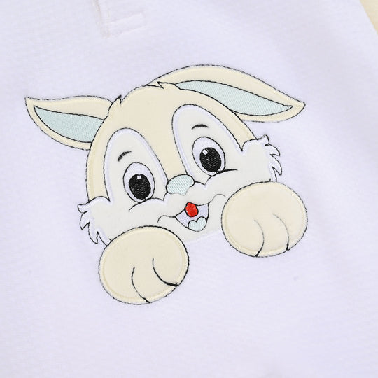 Infant Unisex Faux fur Romper-Beige