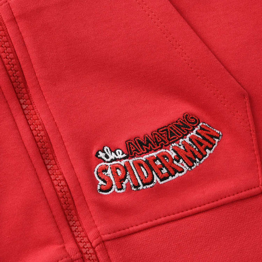 Boys Cotton Interlock Knitted Jacket-C.Red