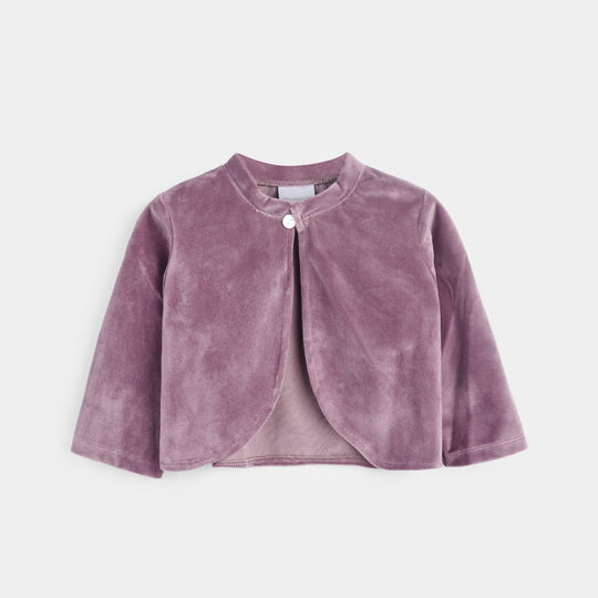 Infant Girls Cotton Interlock Fancy Suit 281-018 E-C-Purple