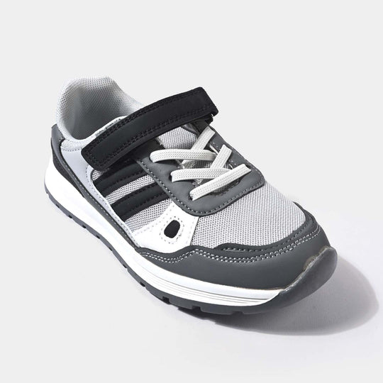 Boys Joggers 716-3-Black/Grey