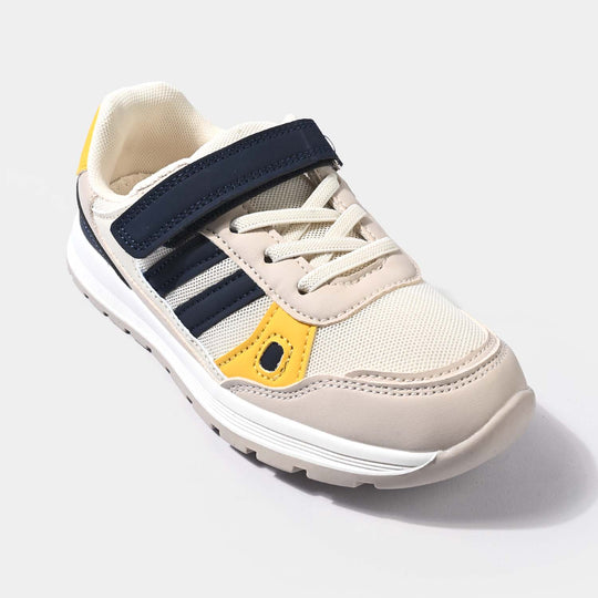 Boys Joggers 716-3-Beige.Navy