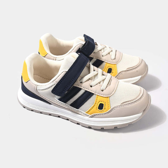 Boys Joggers 716-3-Beige.Navy