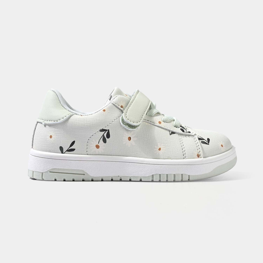 Girls Sneakers 716-10-White/Green