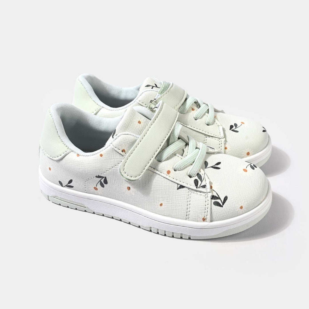 Girls Sneakers 716-10-White/Green