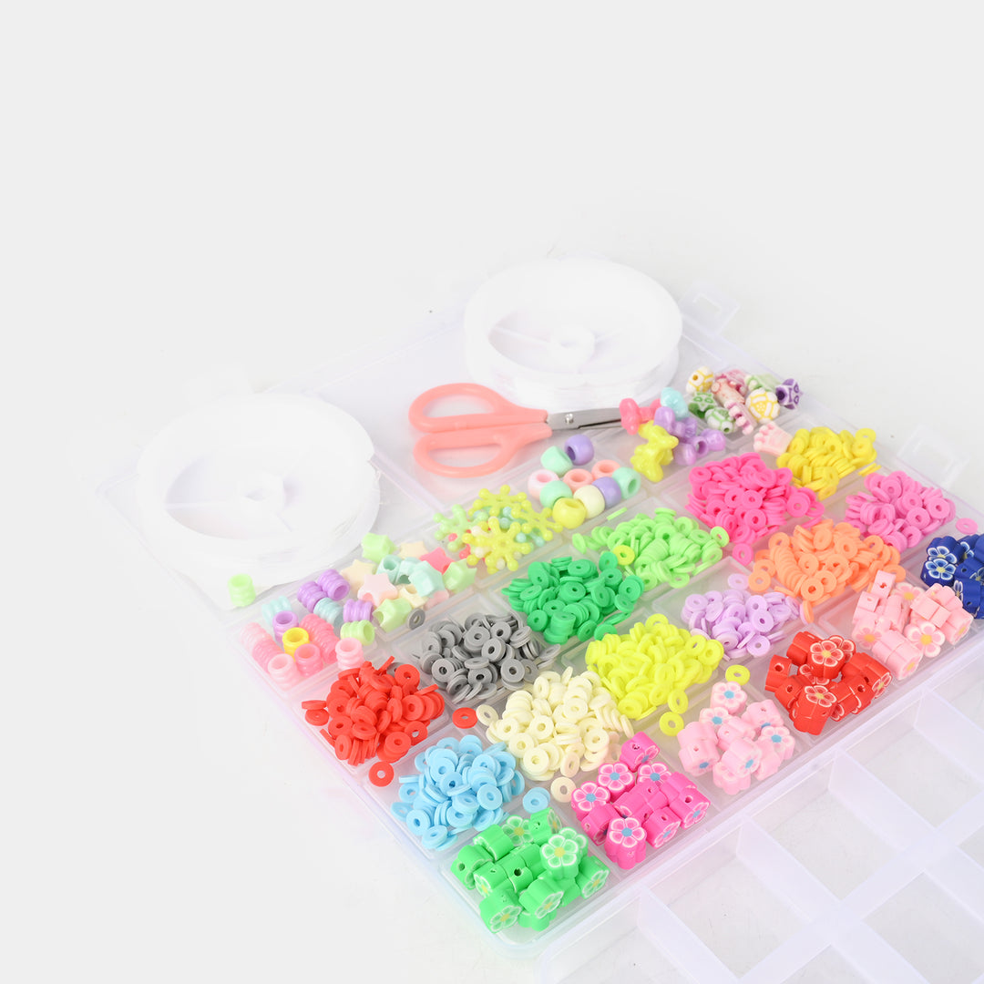 Colorful Beads With Scissor