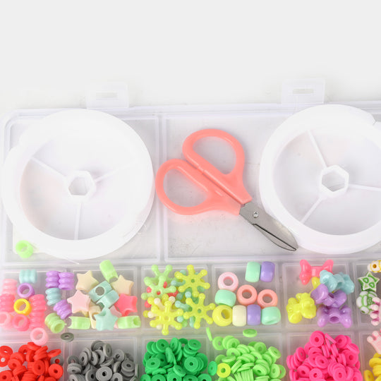 Colorful Beads With Scissor