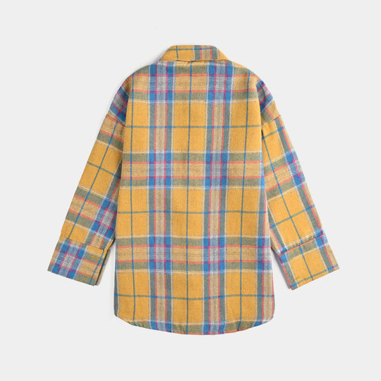 Girls Cotton Casual Top Honey Bee-Yellow