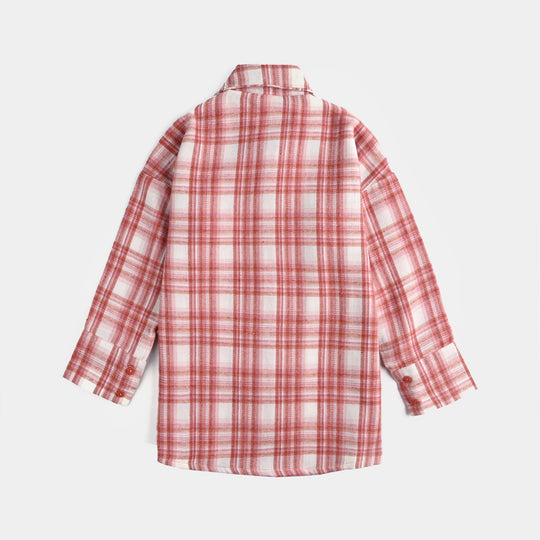 Girls Cotton Casual Top Honey Bee-T.Pink
