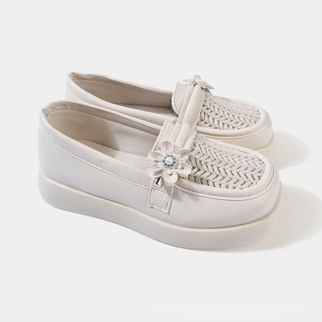 Girls Loafer YY-01-BEIGE