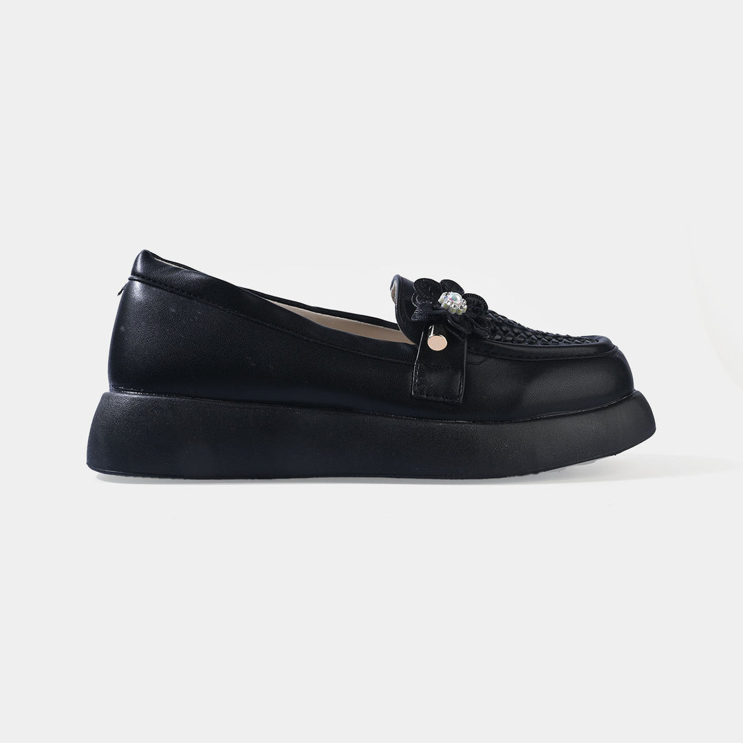 Girls Loafer YY-01-BLACK