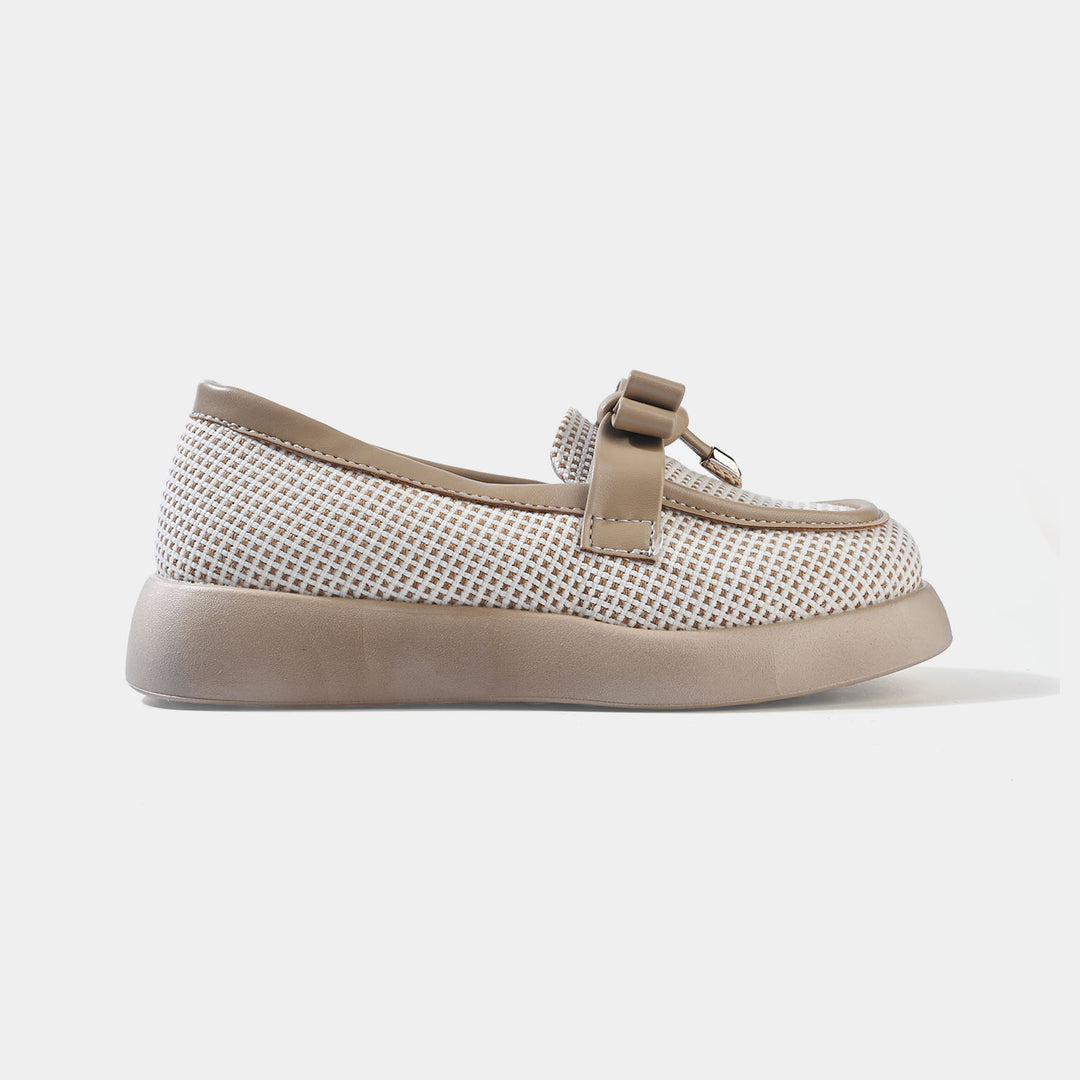 Girls Loafer YY-02-KHAKI