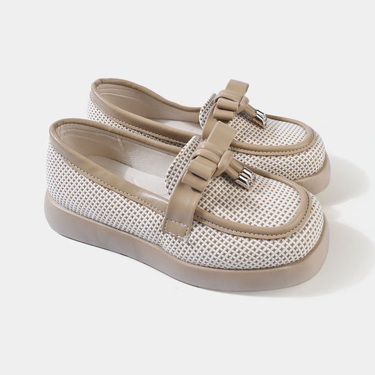 Girls Loafer YY-02-KHAKI