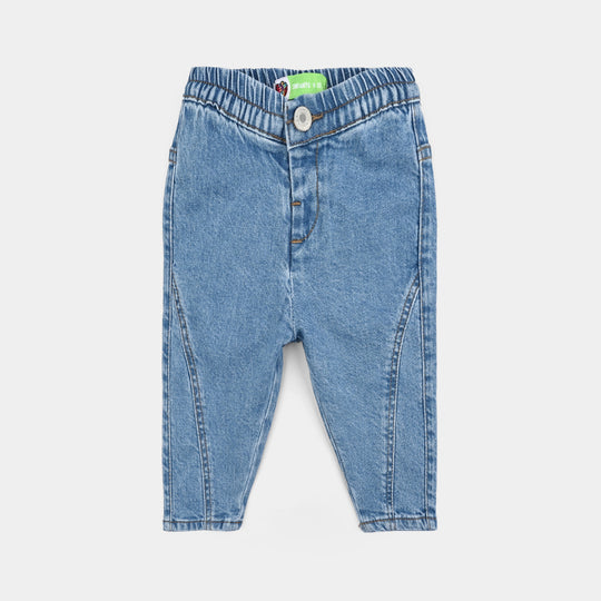 Infant Boys Denim Stretch Pant Cut & Sew-LT.Blue