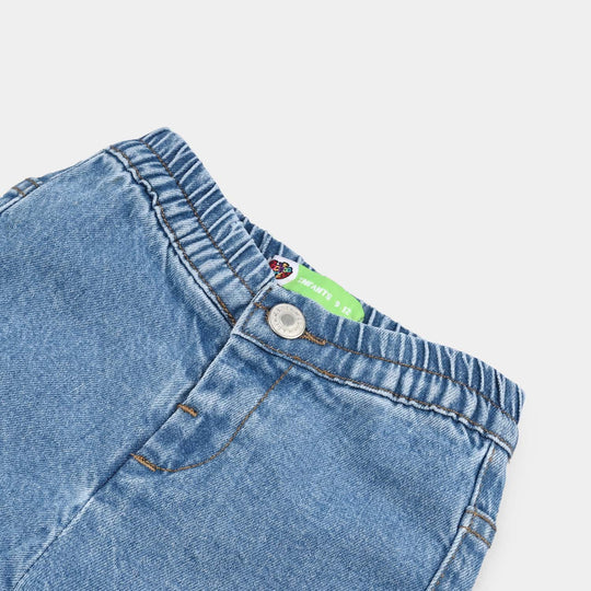 Infant Boys Denim Stretch Pant Cut & Sew-LT.Blue