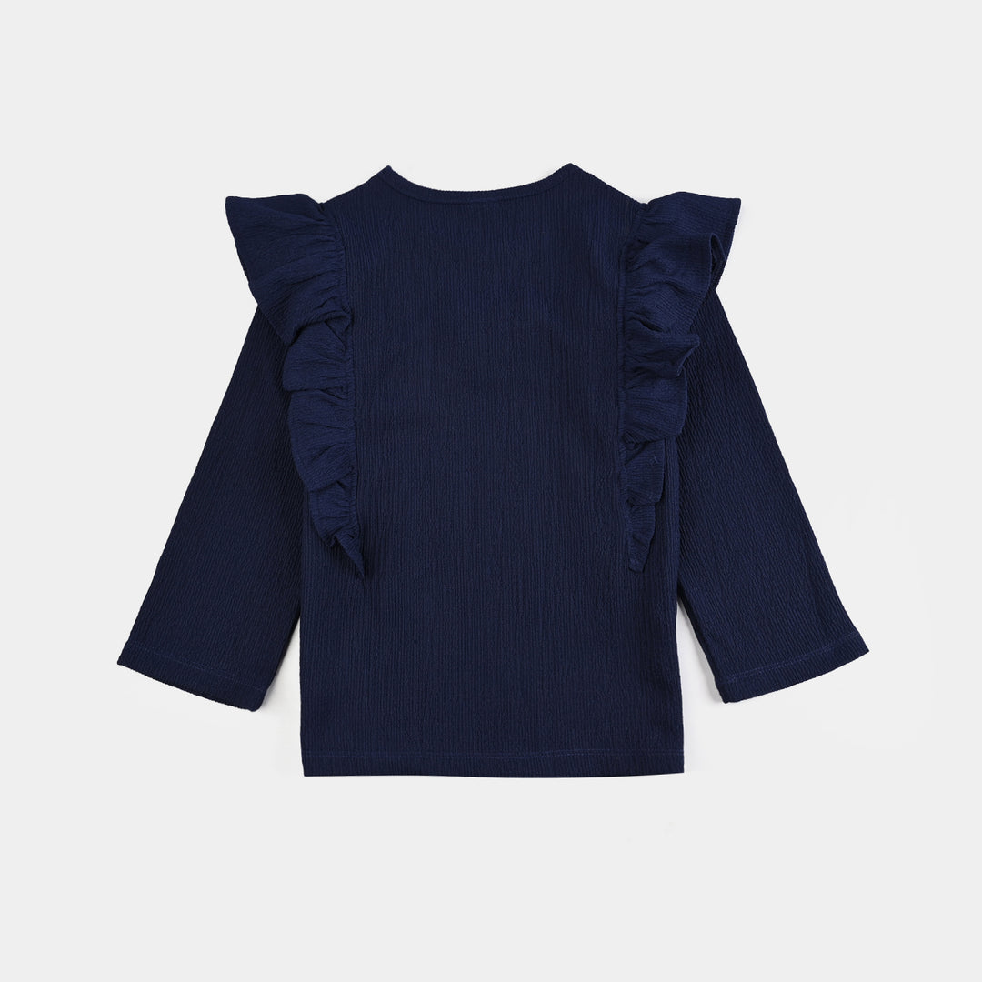 Girls Poly Crinkle 2 Piece KINDNESS IS MAGIC-Blue