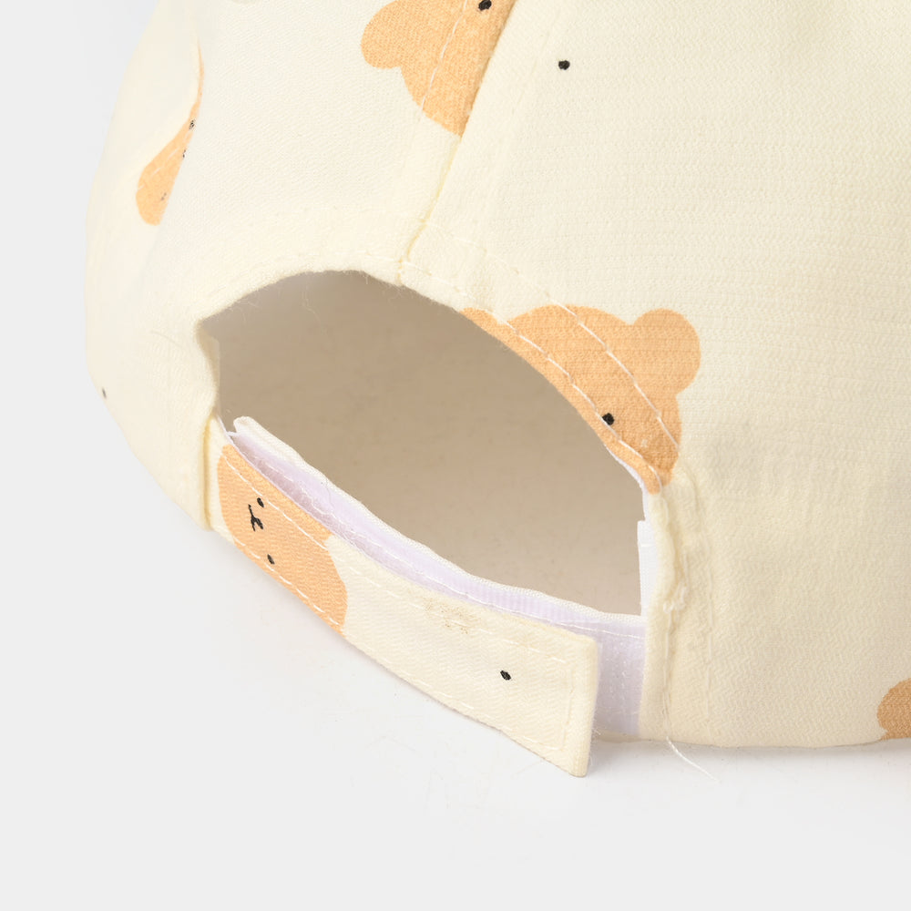 Baby Sun Protection Stylish Cap 3M+| White Bear 1550