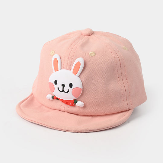 Baby Sun Protection Stylish Cap 3M+| Rabbit Pink 1550