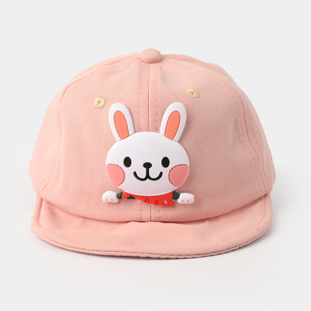 Baby Sun Protection Stylish Cap 3M+| Rabbit Pink 1550