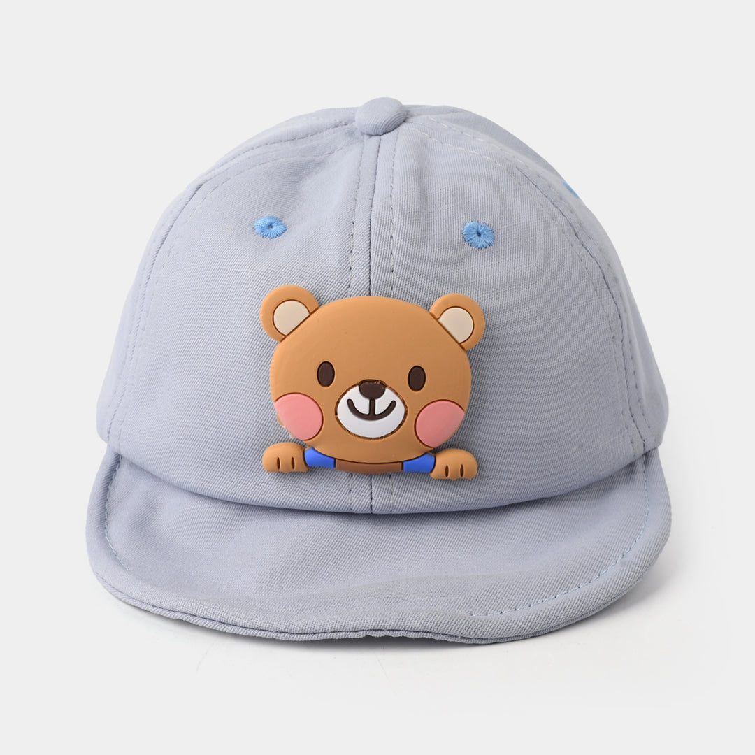 Baby Sun Protection Stylish Cap 3M+| Blue Small Bear 1550
