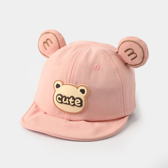Baby Sun Protection Stylish Cap 3M+| Cute Pink 1550