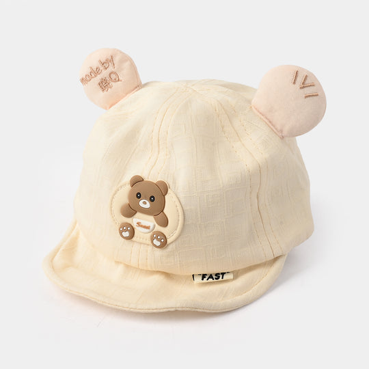 Baby Sun Protection Stylish Cap 3M+| White Panda 1550