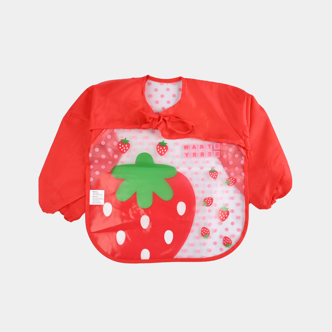 Infant Baby Bib/Apron | 6M+ Strawberry 837