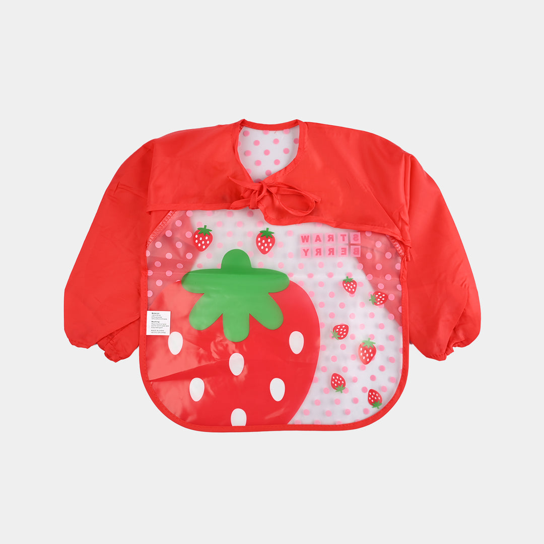 Infant Baby Bib/Apron | 6M+ Strawberry 837