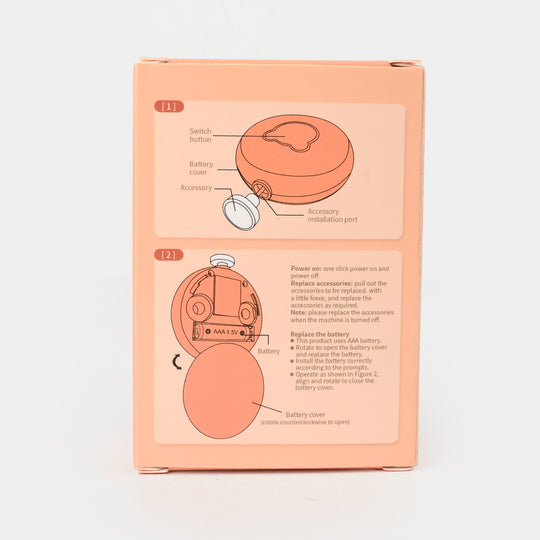 Electric Baby Nail Trimmer Polisher | Peach 2735