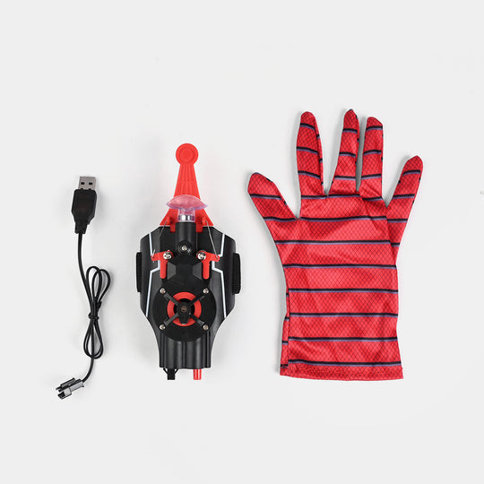 Superhero Web Shooter Launcher Wrist Toy with Glove