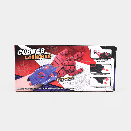 Superhero Web Shooter Launcher Wrist Toy with Glove