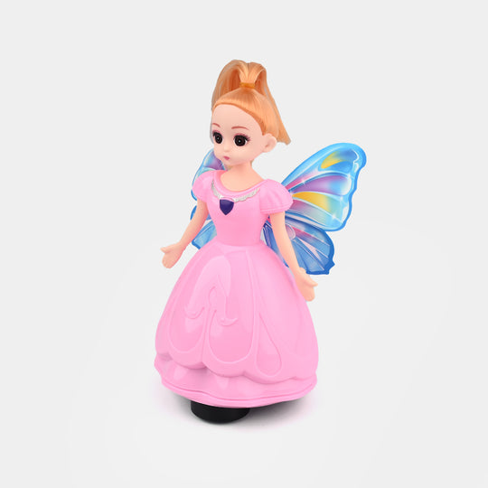 Rotating Doll Universal with Light & Music, Flapping Wings