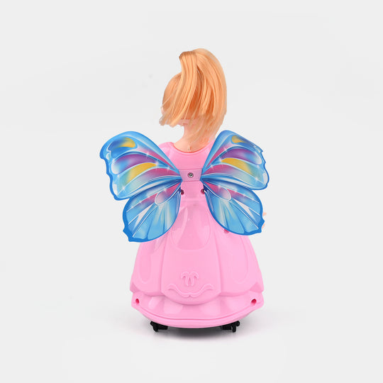 Rotating Doll Universal with Light & Music, Flapping Wings